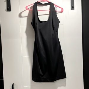 French connection size 10 halter black mini dress zippered back